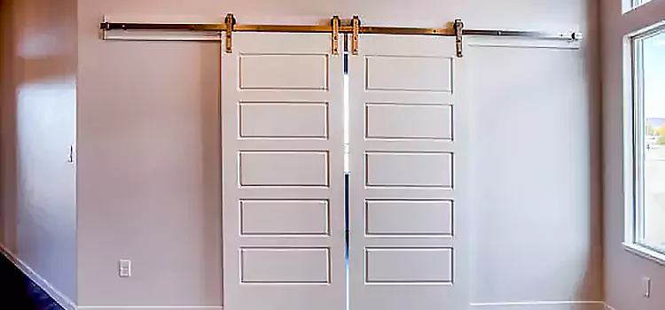 Glass Barn Door with Installation Hardware Kit Poway